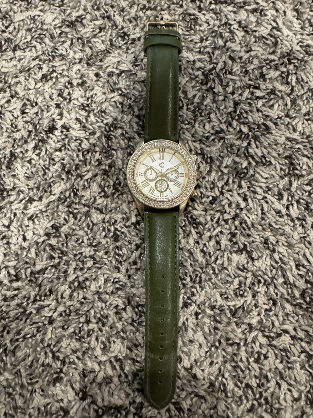 Charming Charlie Olive Green Watch
